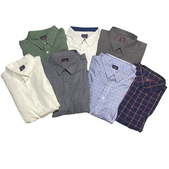 UNTUCKit Other - Lot of 7 UNTUCKit Mens 3XL Regular Fit Wrinkle-Free Dress Shirts Cotton